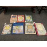 Seven map/cartography books including The County Maps of Old England,