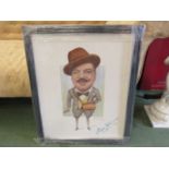 A James Higgs print entitled "Poor Johnnie" framed and glazed,