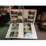 Two photograph albums and contents