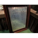 "The silver Map of Great Britian": A hallmarked limited edition map with documentation, framed,