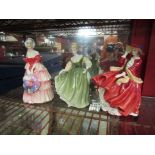 Three Royal Doulton ladies: "Fair Lady",