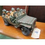 L'art Comique de Guillermo Farchino, Americans in Jeep, limited edition 2605/5000,