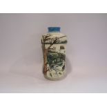 A Moorcroft Winter Feed pattern vase, designed by Anji Davenport, 22cm tall,