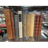 Ten assorted antiquarian and other books including Prince's 'Worthies of Devon', 1810,