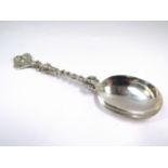 A James Wakely and F.C Wheeler ornate silver spoon Circa 1890 London, 18.