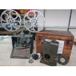 A Gaumont-British 16mm sound projector and a Specto 8mm projector