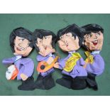 THE BEATLES: A set of four 1966 Nems Ltd blow up dolls of The Beatles