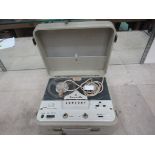 A Dansette Consort reel to reel tape recorder