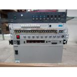 A Sony BVG-1500 time code generator, Kramer VS-802 matrix switcher,