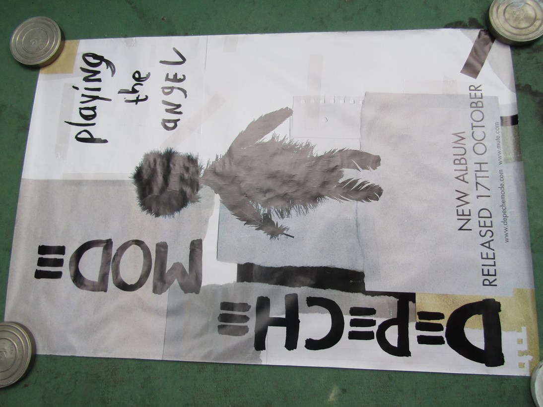 DEPECHE MODE: 'Playing The Angel' promotional poster, approx.