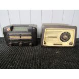 Two Bakelite cased Tesla radios including 305U (case cracked)