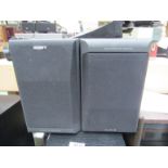 A pair of Sony SS-H1600 bookshelf speakers