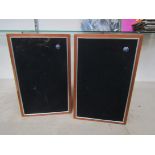 A pair of teak cased Pye speakers