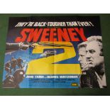 Four UK Quad film posters - "The Sweeney 2", "The Cheap Detective" and "Sgt.