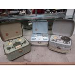 Three Grundig reel to reel tape recorders- TK14,