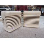 A pair of Premier cream Bakelite speakers
