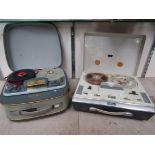 A Grundig TK20 reel to reel tape recorder and a Fidelity TR5 example (2)