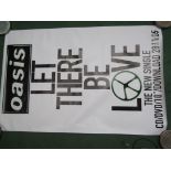 OASIS: 'Let There Be Love' promotional poster, approx.