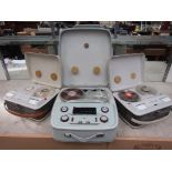 Three reel to reel tape recorders- Grundig TK14,