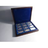 Birmingham Mint silver ingot proof set of Royal Palaces,