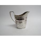 A Henry Stratford Georgian style silver milk jug Sheffield 1895 retailed by Pearce & Sons Leeds,