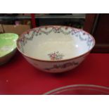 An early 19th Century Chinese Export porcelain bowl. Heavily restored.