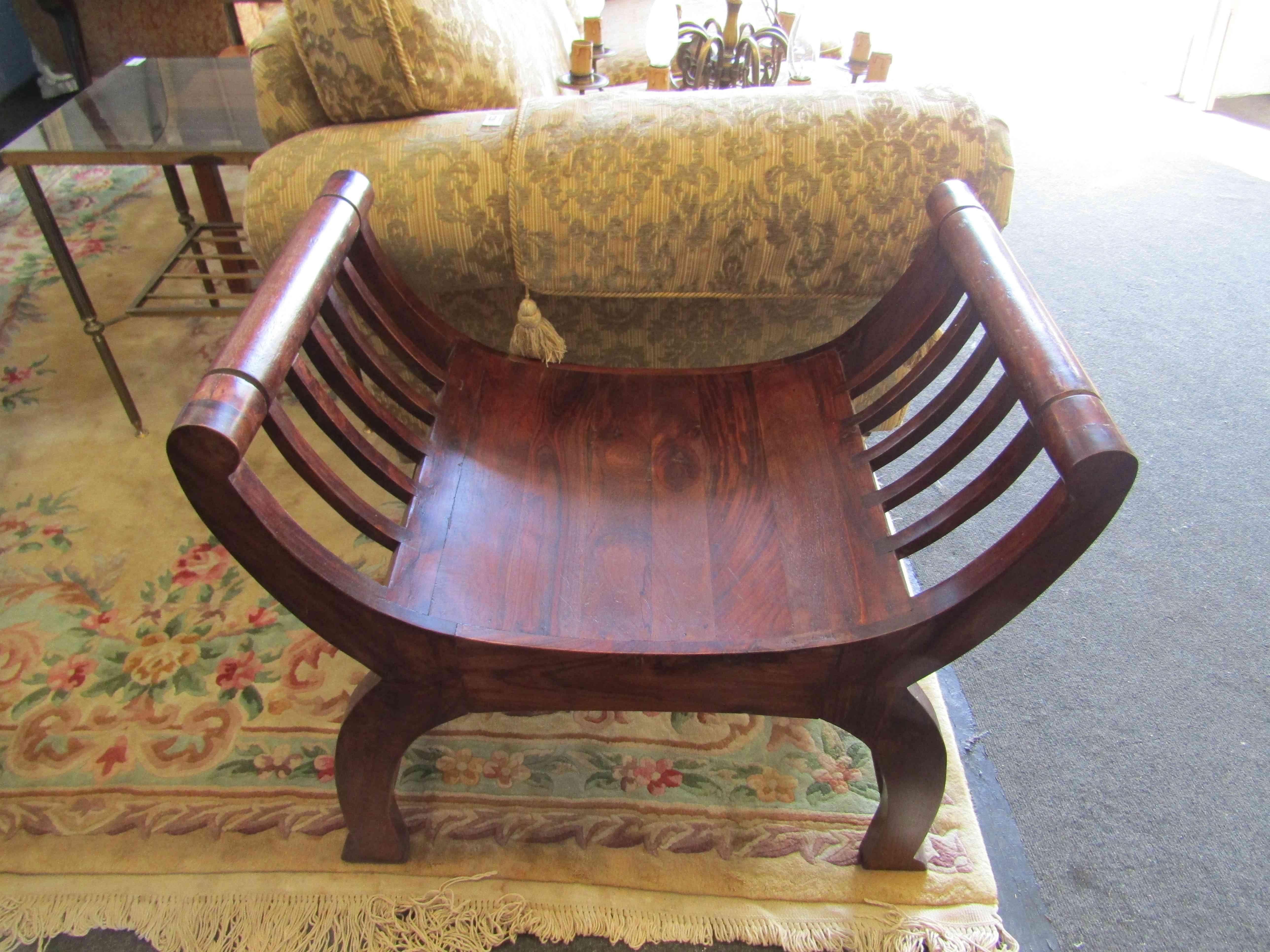 A hardwood "Mango" chair,