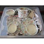 A Minton Haddon Hall pattern part teaset