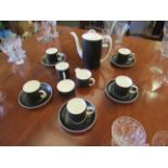 A Wedgwood Susie Cooper design coffee set