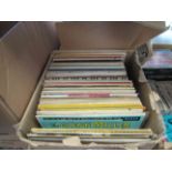 A box of vinyl LP's including jazz and musical scores etc.