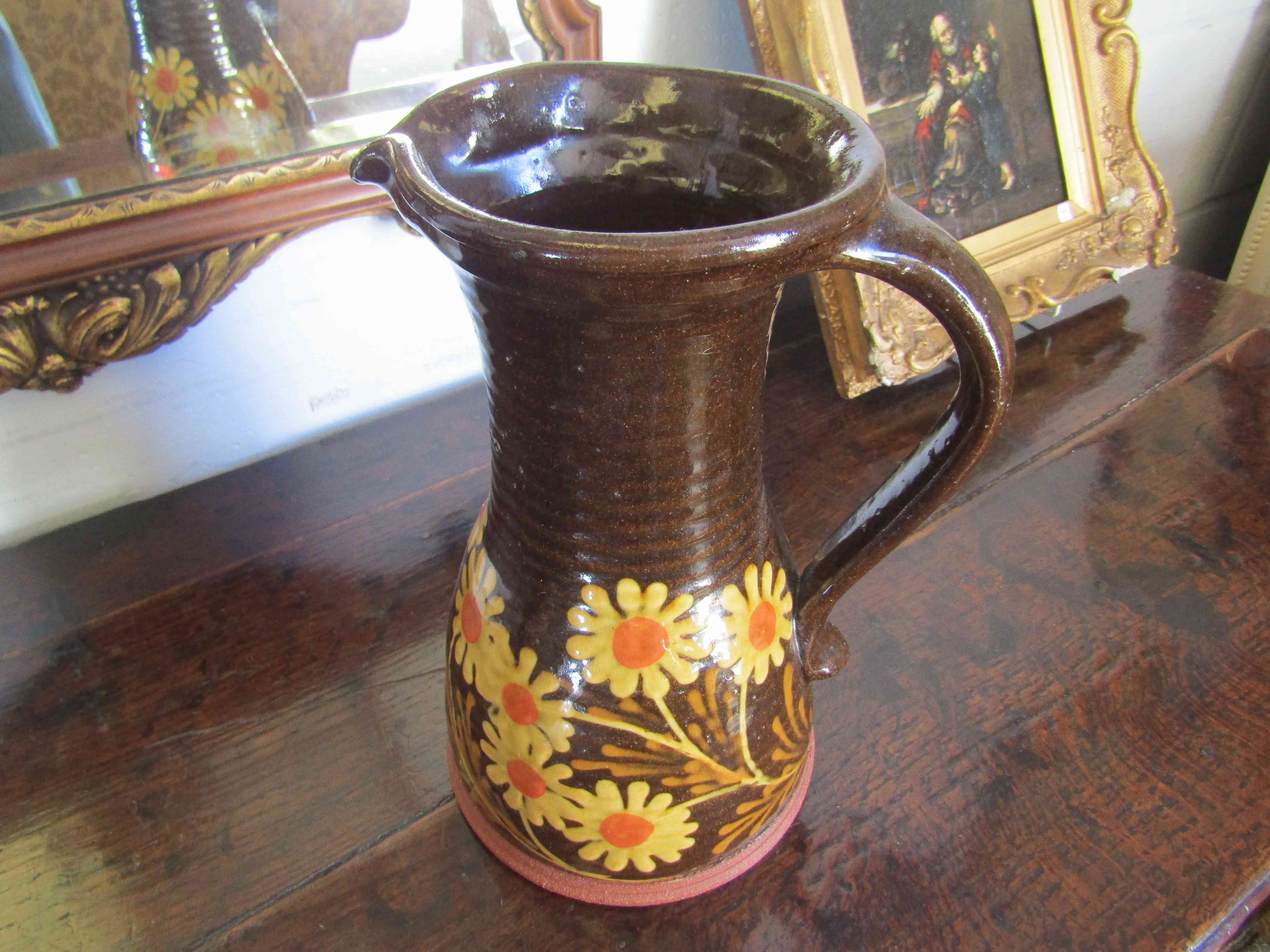 A Millhouse Pottery jug, Harleston, Alan Frewin,