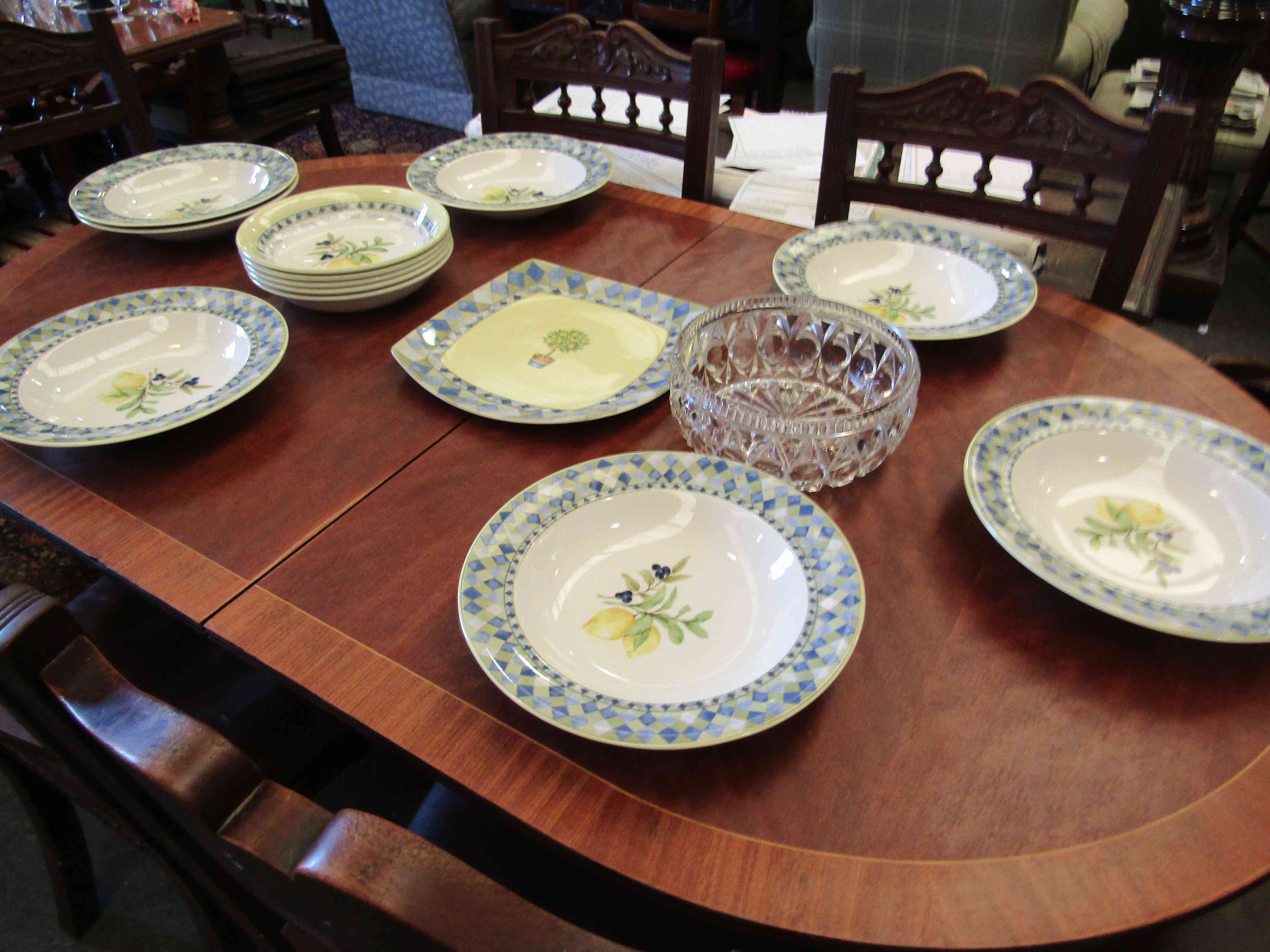 Royal Doulton "Garmina" pattern bowls and plate