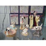 Six boxed Royal Doulton 101 Dalmations figures