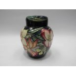 A Moorcroft Elizabeth II Golden Jubilee pattern ginger jar, designed by Emma Bossons, 16cm tall,