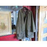 A Barbour Derby tweed jacket size XXL