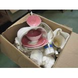 A quantity of china tea wares