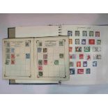 Two albums of assorted World stamps,