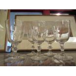 A set of six early 20th Century drinking glasses