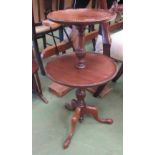 A two tier occasional table