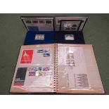 Two cased Danbury Mint first day cover/silver ingot sets with certificates including Silver Jubilee,