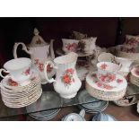 Royal Albert Continental Rose tea and dinner wares