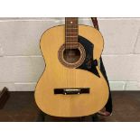 A Kay classical acoustic guitar with steel strings (one missing) model no.