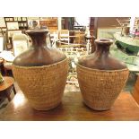 Two Egyptian style vases,