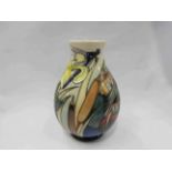 A Moorcroft Windsor Lock pattern vase 25/30 Limited Edition, designed by Emma Bossons, 19cm tall,