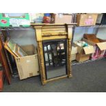 A gilt framed pier mirror,