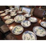 A Woods & Sons "Manchu" pattern part dinner service