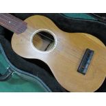 A ukulele by George LaFoley with hard case