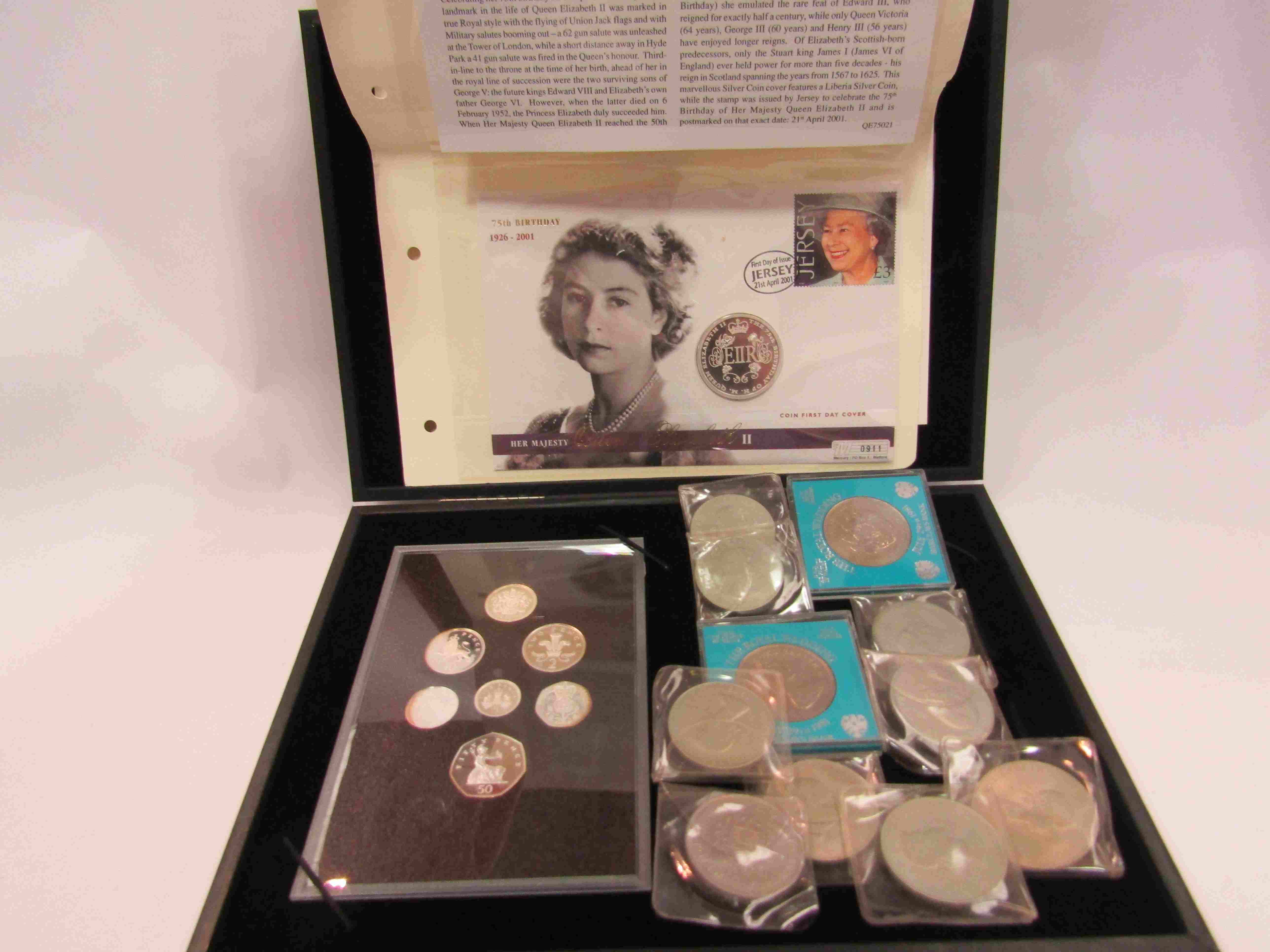 A Royal Mint boxed and cased silver proof set of 2008 'Last of the Old' coins,