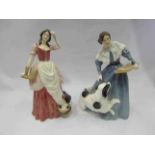 Two Royal Doulton limited edition "Literary Heroines" figurines with certificates,
