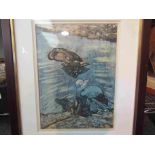 Limited edition Batik picture (3/10) After Rosi Robinson, (b 1947),